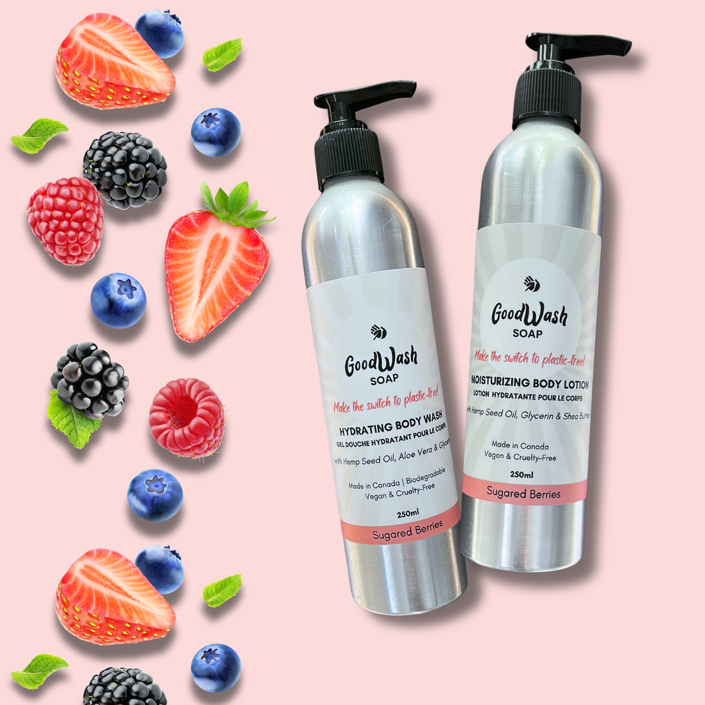 Body Wash Sugared Berries 250ml