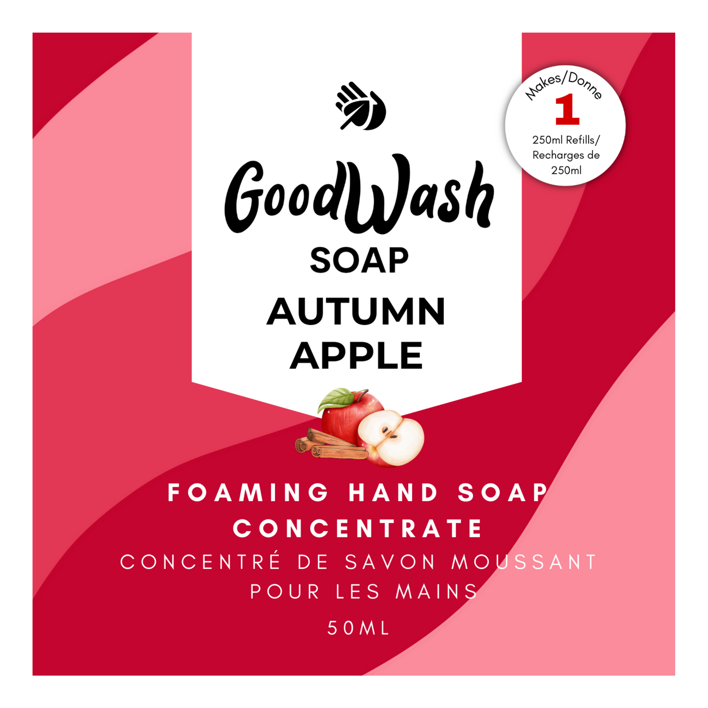 Autumn Apple Foaming Hand Soap Concentrate 50ml