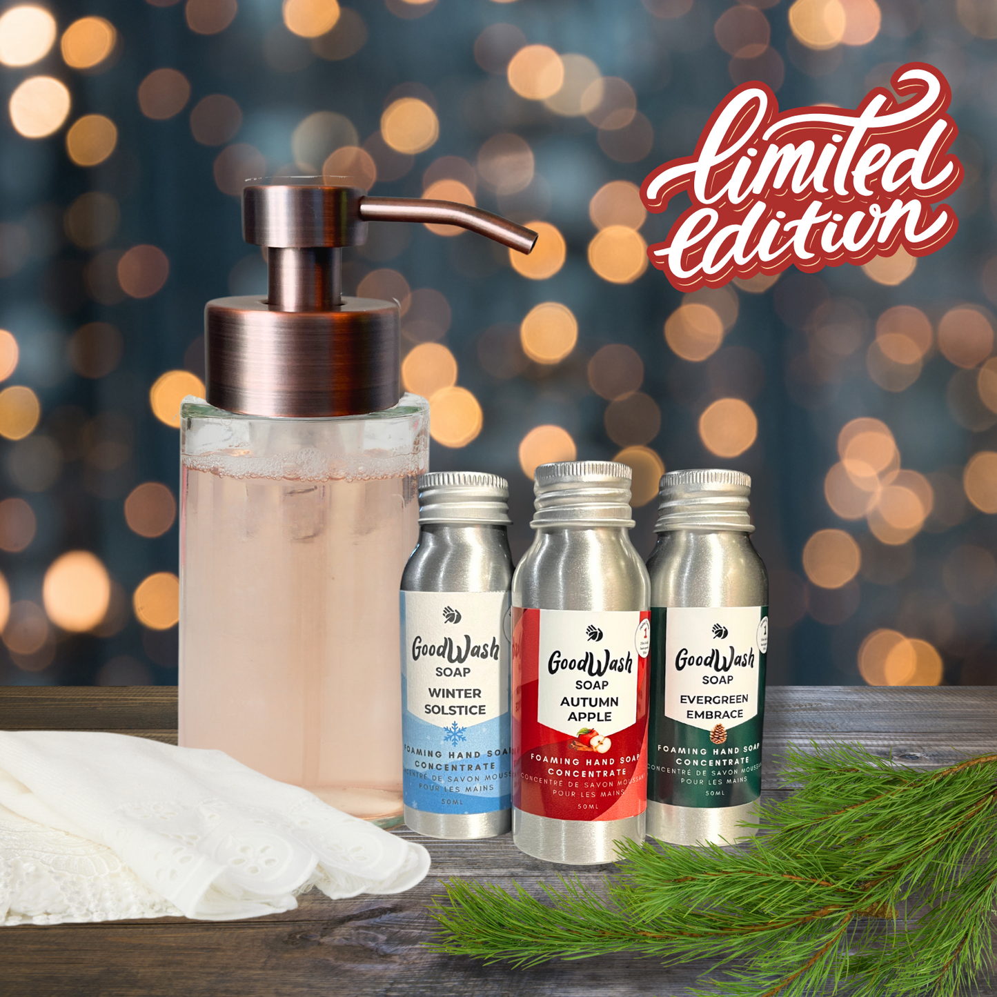 Foaming Hand Soap Starter Kit Fall/Winter Limited Edition