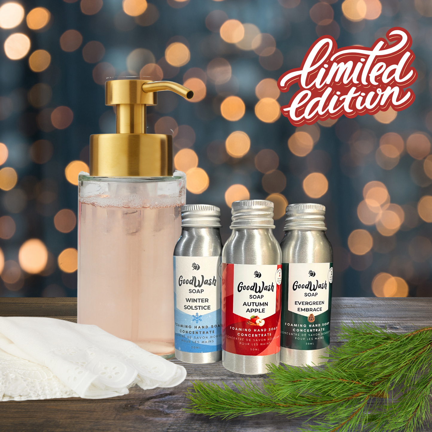 Foaming Hand Soap Starter Kit Fall/Winter Limited Edition