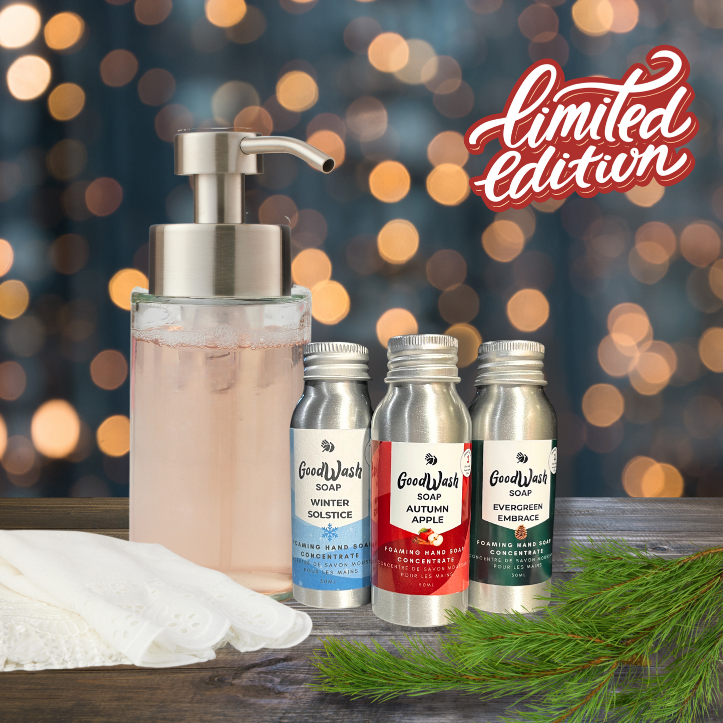 Foaming Hand Soap Starter Kit Fall/Winter Limited Edition