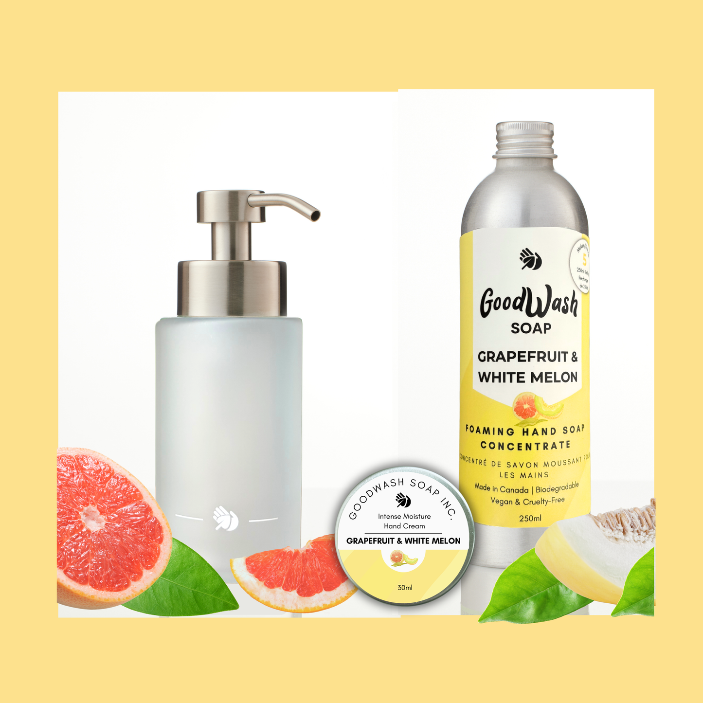Grapefruit White Melon Hand Care Bundle