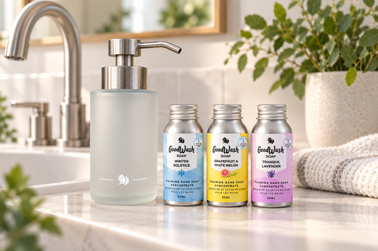 Foaming Hand Soap Starter Kit Naturally Scented